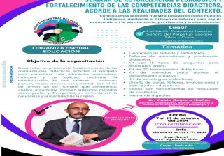 Semana de actualización pedagógica y fortalecimiento de las competencias didácticas, acorde a las realidades del contexto