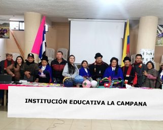 Posesión de Mama Sandra Patricia Trochez Tombe como Rectora de la Institución Educativa La Campana