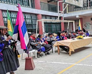 Posesión del cabildo estudiantil de la I. E La Campana  periodo académico 2024