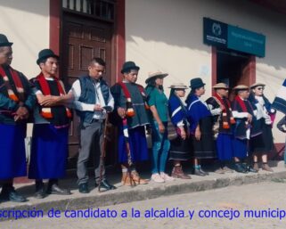 Inscripción Candidatura a la alcaldía del muncipío de Silvia: Tata, Luis Eduardo Calambas