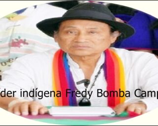 líder indígena Fredy Bomba Campo